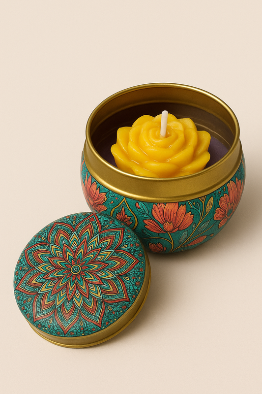 Large Mandala Blossom Royal Scented Candle